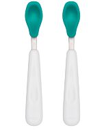 OXO TOT: Feeding Spoon Set with Soft Silicone - Teal - 25% OFF!