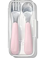 OXO TOT: On-The-Go Fork And Spoon Set (Blossom)