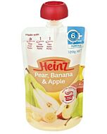 Heinz: Simply Pear, Banana & Apple Pouch 120g (From 6+ Months)
