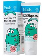 Buds Oralcare Organics: Children's Toothpaste Peppermint With Xylitol - 50ml (1 - 3 Years) - 5% OFF!!