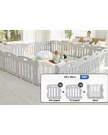 ALZiP® Mat Baby Room | Size S 10pcs (207*127*65cm) - Plain Grey