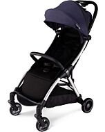 Quinton: Gold+ Auto Fold Stroller (Grey Frame, Navy Blue Canopy) 