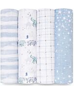 Aden+Anais Classic Swaddles 4 Pack - Rising Star