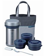 Zojirushi: Stainless Steel Lunch Jar 0.84L - Stainless Silver - 20% OFF!!