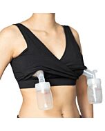Boss Mama: Real-Support Nursing Bra - S (Black)