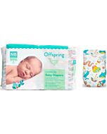 Offspring Fashion Diapers (Chlorine Free) NB56 (0-4kg) - Mystic Water