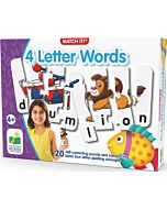 The Learning Journey: Match It! 4 Letter Words - 17% OFF!!