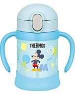 Thermos: Disney Straw Cup with Handle 250ml (Blue)