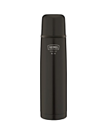Thermos: Light & Compact Slim Stainless Steel Flask 1000ml (FBB1001) Black - 22% OFF!!