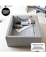 ALZiP® Mat Bumper Bed | Size EX-L (140*156*60cm) - Urban Grey
