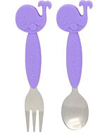 Marcus & Marcus | Fork & Spoon Set | Willo (Whale) - 10% OFF!!