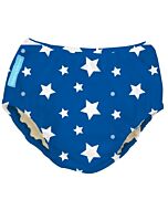Charlie Banana: Reusable 2-in-1 Swim Diapers and Training Pants White Stars On Blue - M - 25% OFF!!