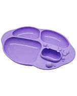 Marcus & Marcus | Yummy Dips Suction Divided Plate | Willo (Whale) - 10% OFF!!
