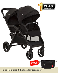 Joie: Evalite™ Duo Baby Stroller (Ultra Lightweight) - Shale + [FREE Skip Hop Stroller Organizer worth RM129]