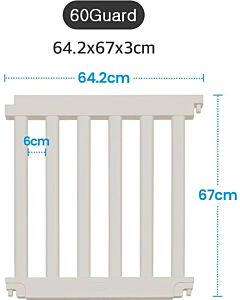 ALZiP® Woodley Baby Room Single Panel [60 Guard] (Almond)