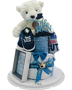 Angeliz Baby: Occasion & Casual Frame Baby Hamper Blue (10Pcs)