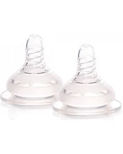Autumnz: Soft Silicone Teat Medium Flow (Round Hole) 3+Months - Size M - 21% OFF!!