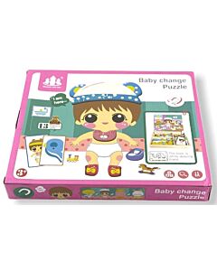 Funny Kid's: Baby Change Puzzle with Magnetic Board - 10% OFF!!