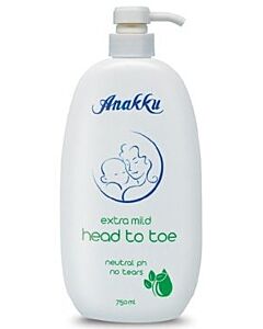 Anakku: Baby Head To Toe (Extra Mild) 750ml