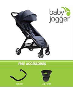 Baby Jogger: City Tour 2 Stroller - Seacrest (FREE BELLY BAR + Cup Holder (Worth Price RM199.80)