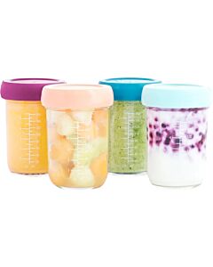 Babymoov: Babybols Glass Food Container 4x220ml