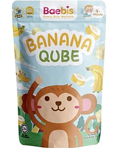 Baebis: 100% Natural Fruit Qube Banana 20g (9M+)