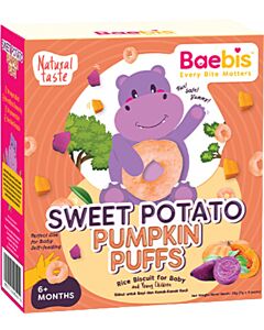 Baebis: Sweet Potato Pumpkin Puffs 35g (6M+)
