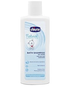 Chicco: Natural Sensation Bath Shampoo (NO TEARS with Aloe and Chamomile) 200ml