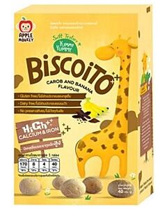 Apple Monkey: Biscoito Carob and Banana Flavour 40g - 10% OFF!!