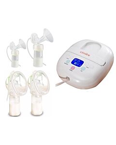 Cimilre S3 Hospital Grade Electric Double Breast Pump Value Package + FREE Cimilre Hands Free Breast Shield (2 Sets)