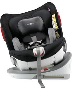 Cozy N Safe: Morgan i-Size 360° Car Seat [40-135cm / 0- 6 Years] (Black/Grey)