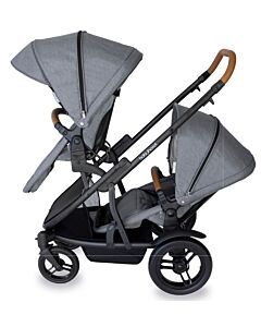 Babyhood: Doppio Inline Stroller (Double) - Nero - 5% OFF!!