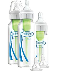 Dr. Brown's: Options+ Anti-colic Narrow-Neck Bottle Starter Kit