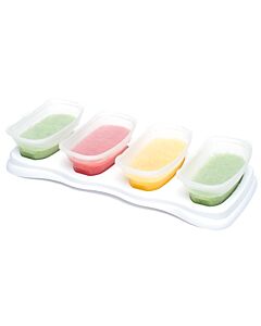 EASY Breastmilk & Baby Food Storage Cups (4oz) - White - 10% OFF!