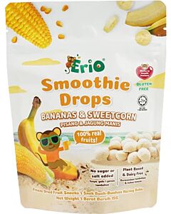Erio: Smoothie Drops 15g (Bananas & Sweetcorn) [12M+]