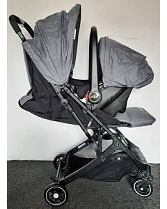 [PRE-ORDER] Halford: Concerto Travel System Stroller (Grey) (Birth to 18kg)