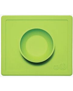 EZPZ Happy Bowl | Self-Suctioning Silicone Bowl & Placemat (24+ Months) | Lime - 50% OFF!!