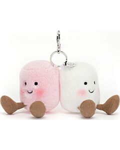 Jellycat: Amuseable Pair of Marshmallows Bag Charm (15cm)