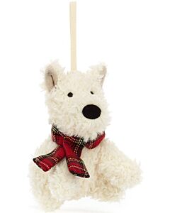 Jellycat: Munro Scottie Dog Decoration (11cm)