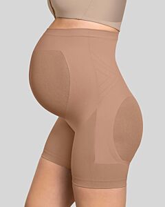 Leonisa: Seamless Maternity Support Panty (Beige - M)