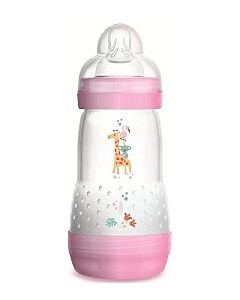MAM: Easy Start Anti Colic Bottle 260ml/9oz - Teat 2 (Purple / Pink)