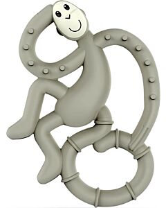 Matchstick Monkey: Mini Monkey Teether (Grey)