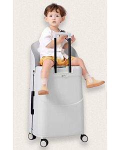 MiaMily: MultiCarry Carry On Luggage 18" (Mist Grey)