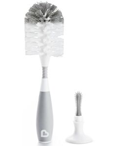 Munchkin: Bristle Bottle Brush & Nipple Brush (Grey) - 30% OFF!!
