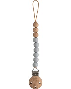 mushie: Pacifier Clips Eva (Stone)