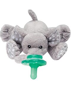Nookums Paci-Plushies Ella Elephant Buddies™ Pacifier Holder (Plush Toy Includes Detachable Pacifier, Use with Multiple Brand Name Pacifiers) - 18% OFF!!