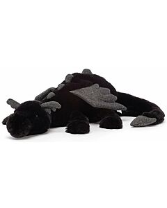 Jellycat: Onyx Dragon - Medium (12cm x 50cm)