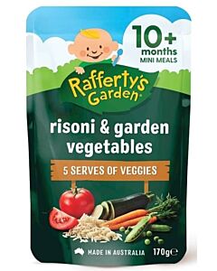 Rafferty's Garden: Risoni & Garden Vegetables Mini Meal 170g (10+ Months) - 14% OFF!!