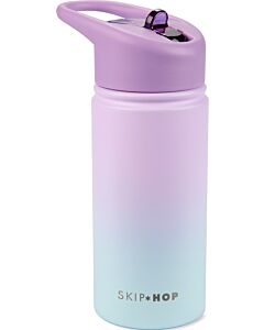 Skip Hop: Wander Stainless Steel Water Bottle (Ombre Purple)