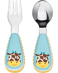 Skip Hop: Zootensils Fork & Spoon Set - Giraffe - 15% OFF!!